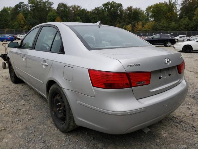 5NPET46C19H405614 - 2009 HYUNDAI SONATA GLS SILVER photo 3