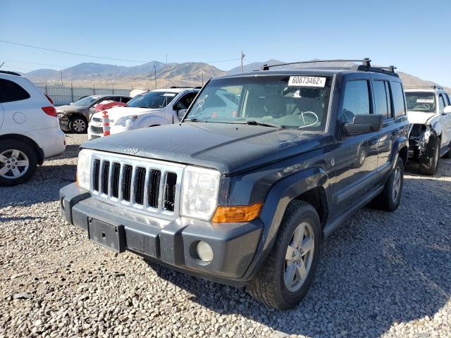 1J8HG48P27C592381 - 2007 JEEP COMMANDER 蓝色 照片 2