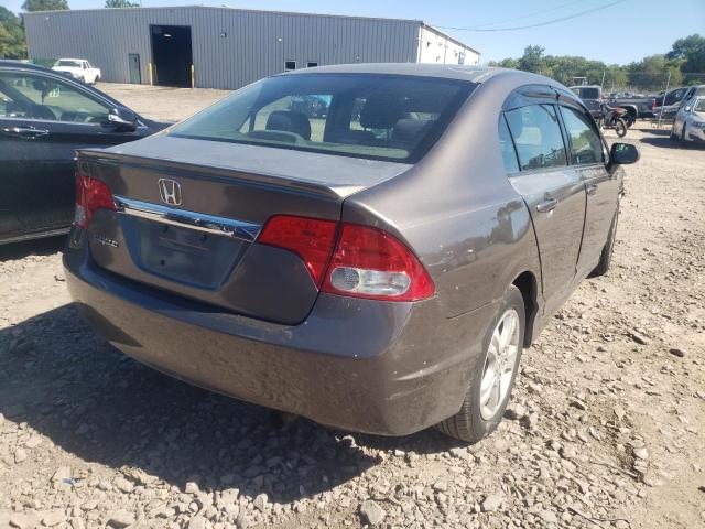 2HGFA1F65AH506074 - 2010 HONDA CIVIC LX-S فحمي صورة 4