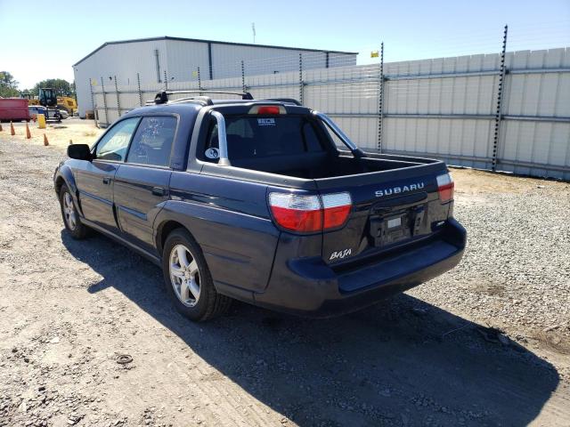 4S4BT62C137115661 - 2003 SUBARU BAJA SPORT BLUE photo 3