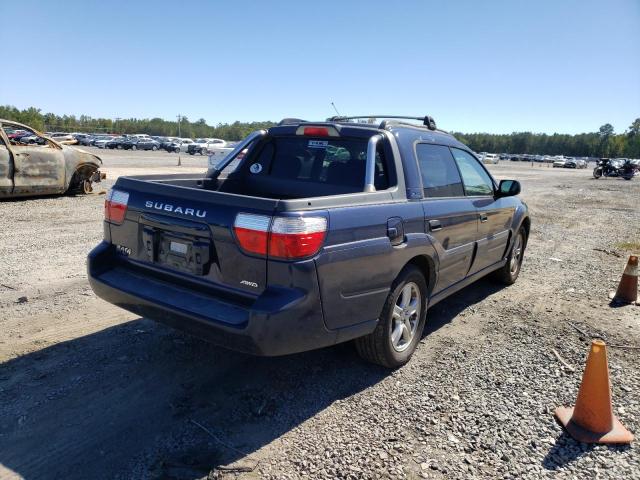 4S4BT62C137115661 - 2003 SUBARU BAJA SPORT BLUE photo 4