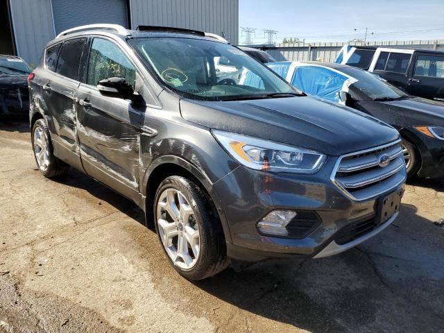 1FMCU9J96KUB84919 - 2019 FORD ESCAPE TIT GRAY photo 1