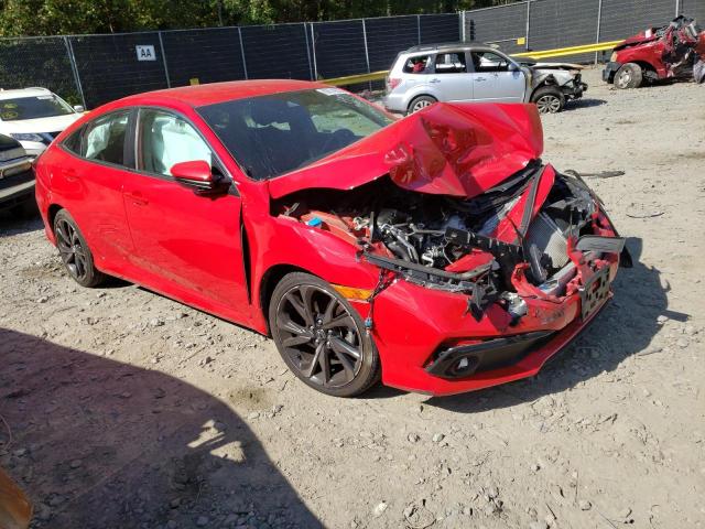 2HGFC2F84LH524912 - 2020 HONDA CIVIC SPOR 红色 照片 1