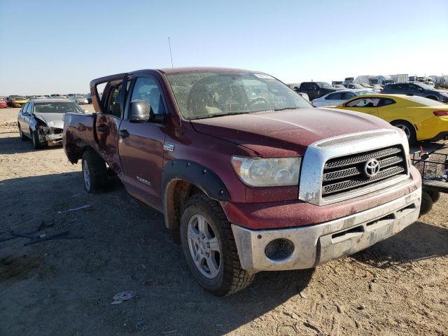 5TBDV54107S464635 - 2007 TOYOTA TUNDRA CRE BURGUNDY photo 1