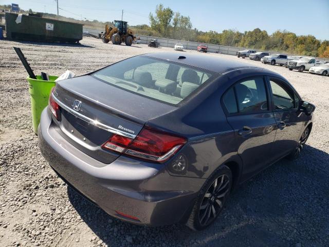 19XFB2F93FE078794 - 2015 HONDA CIVIC EXL 灰色 照片 4