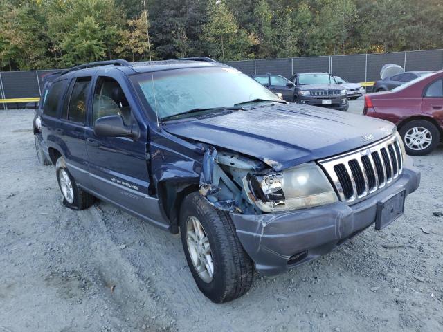 1J4GW48S92C284234 - 2002 JEEP GRAND CHER BLUE photo 1