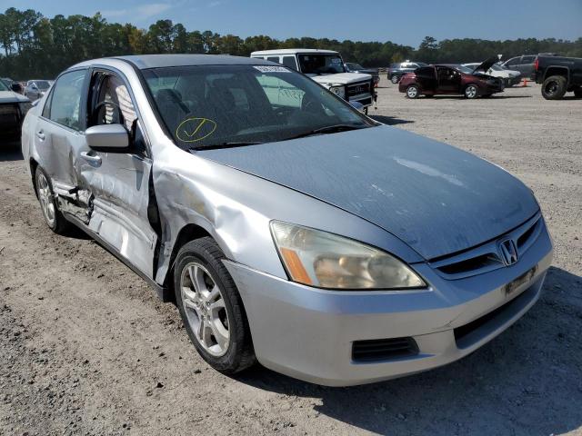 1HGCM66487A033414 - 2007 HONDA ACCORD SILVER photo 1