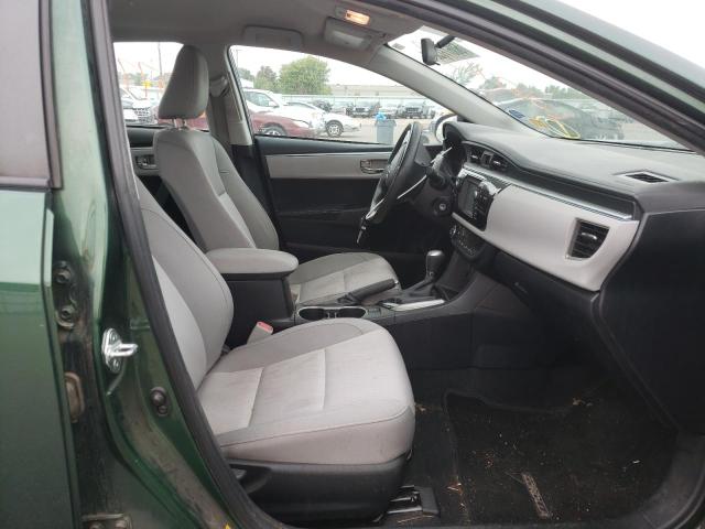 2T1BPRHEXFC233990 - 2015 TOYOTA COROLLA EC GREEN photo 5