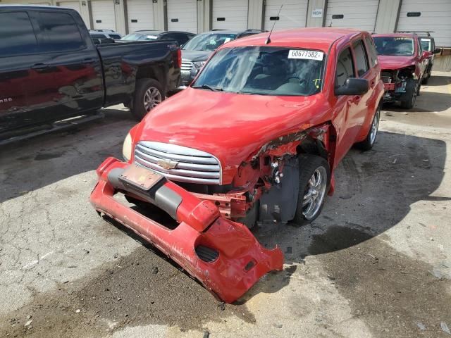 3GNDA13D98S610400 - 2008 CHEVROLET HHR LS RED photo 9