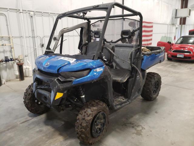 3JBUVAX45MK007044 - 2021 CAN-AM DEFENDER L BLUE photo 2