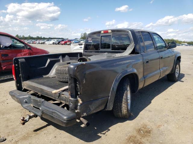 1B7HL38N02S603582 - 2002 DODGE DAKOTA QUA BLACK photo 4