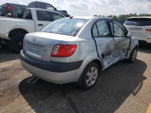 KNADE223096460398 - 2009 KIA RIO BASE BLUE photo 4