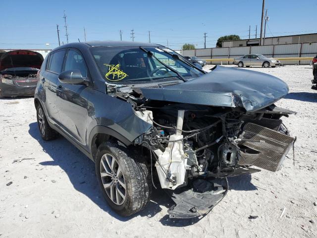 KNDPB3AC0E7599810 - 2014 KIA SPORTAGE B GRAY photo 1