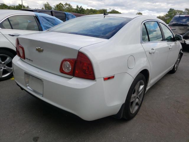 1G1ZC5EB9AF291997 - 2010 CHEVROLET MALIBU 4D WHITE photo 4