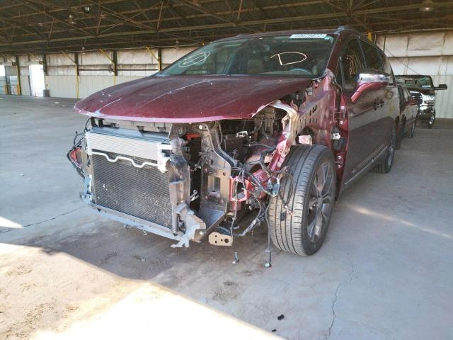 2C4RC1GG0KR673502 - 2019 CHRYSLER PACIFICA L RED photo 9