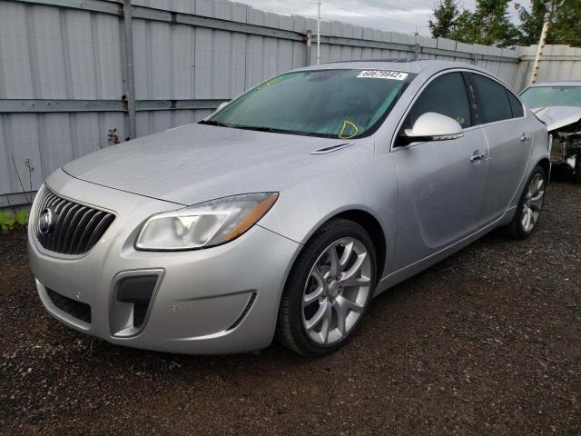 2G4GV5GV7D9247991 - 2013 BUICK REGAL GS Күміс фото 2