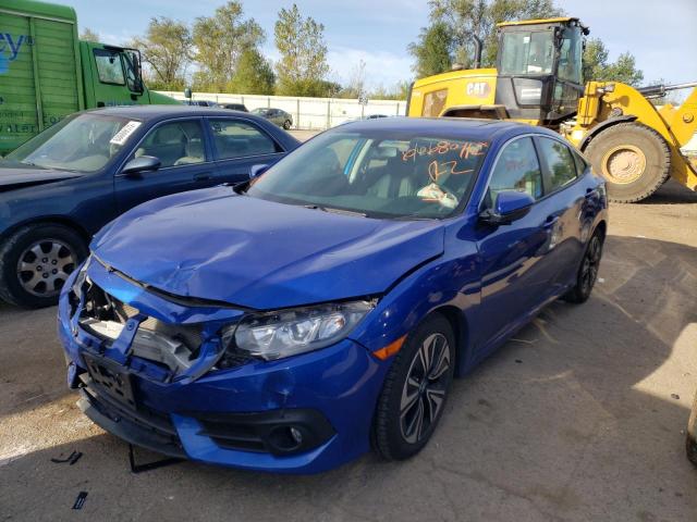 19XFC1F79HE013862 - 2017 HONDA CIVIC EXL 蓝色 照片 2