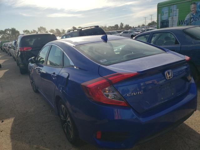 19XFC1F79HE013862 - 2017 HONDA CIVIC EXL 蓝色 照片 3