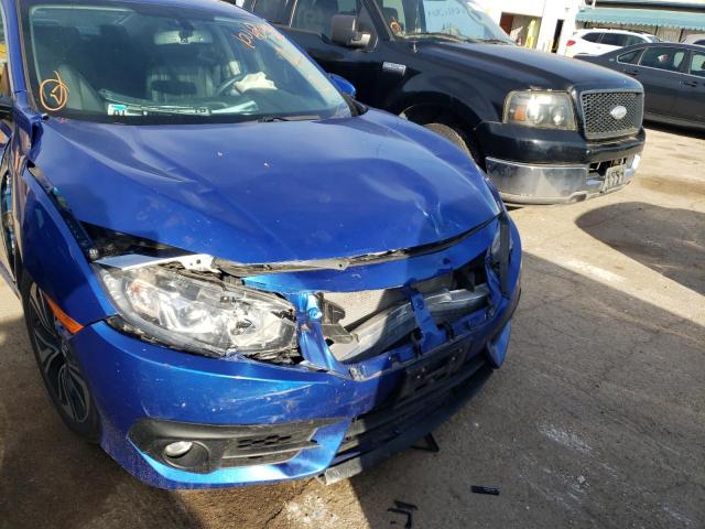 19XFC1F79HE013862 - 2017 HONDA CIVIC EXL 蓝色 照片 9