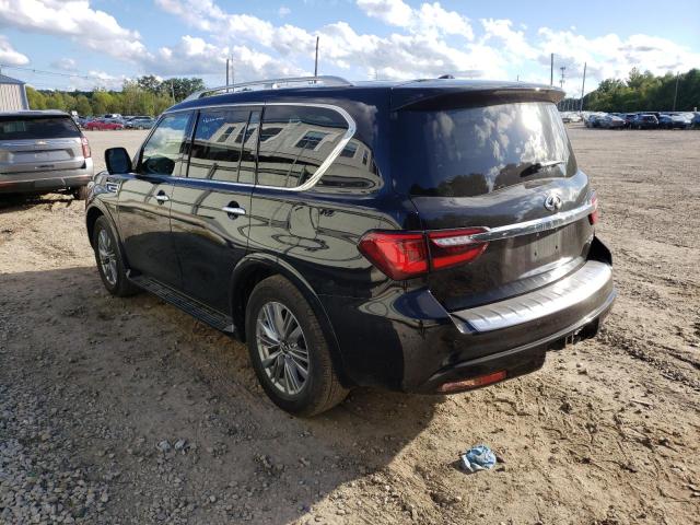 JN8AZ2AF0M9717495 - 2021 INFINITI QX80 LUXE BLACK photo 3