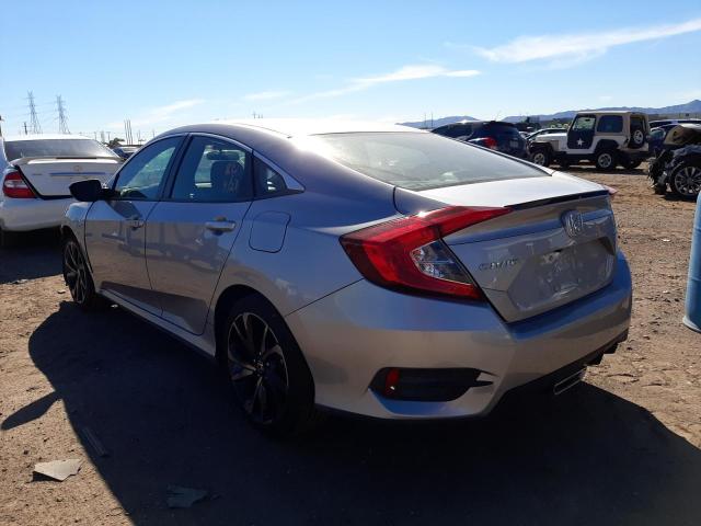 19XFC2F81ME201994 - 2021 HONDA CIVIC SPOR GRAY photo 3