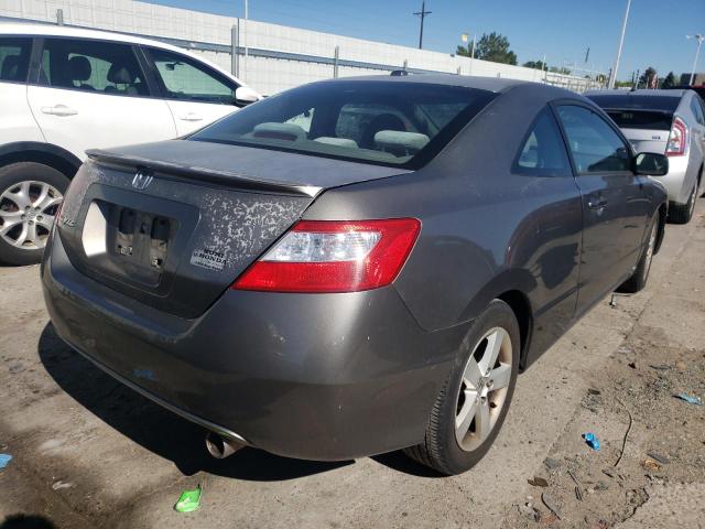 2HGFG12826H581716 - 2006 HONDA CIVIC EX GRAY photo 4