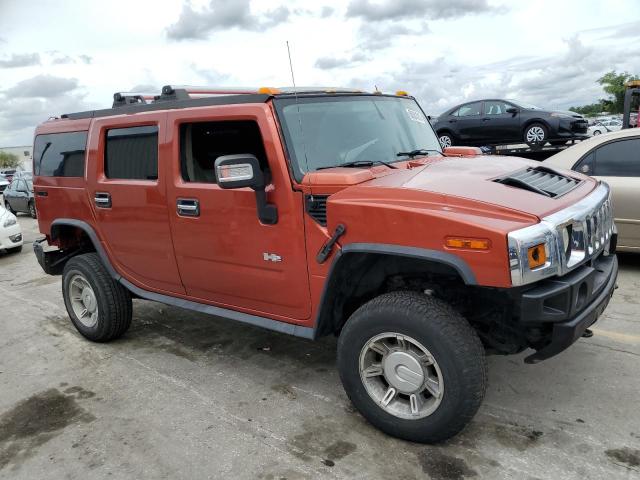 5GRGN23U24H108720 - 2004 HUMMER H2 ORANGE photo 1