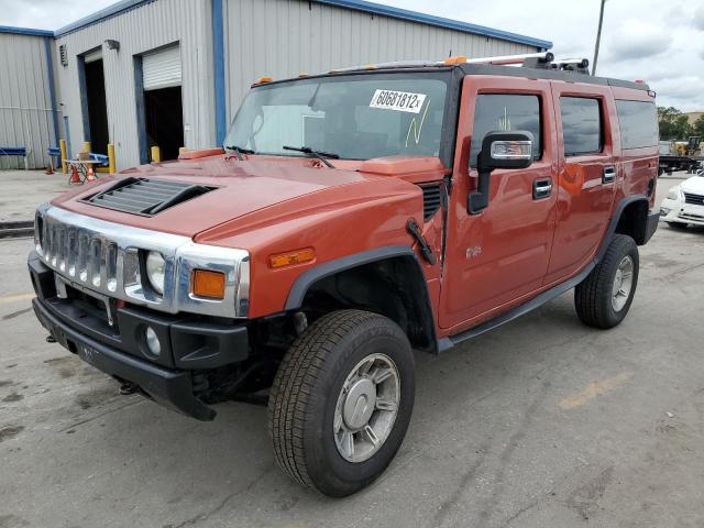 5GRGN23U24H108720 - 2004 HUMMER H2 ORANGE photo 2