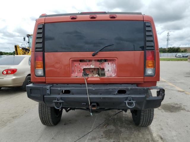 5GRGN23U24H108720 - 2004 HUMMER H2 ORANGE photo 9