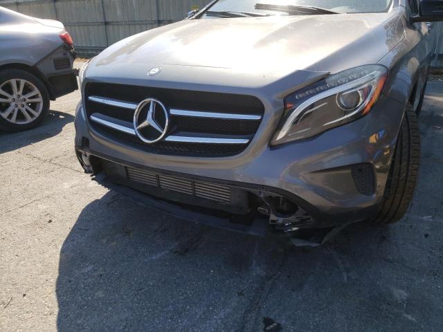 WDCTG4EB9HJ283508 - 2017 MERCEDES-BENZ GLA 250 GRAY photo 9