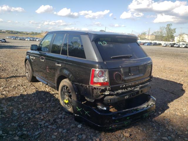 SALSF2D46BA700269 - 2011 LAND ROVER RANGE ROVE BLACK photo 3