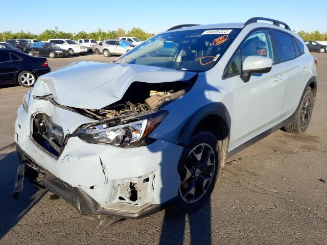 JF2GTABC3JH318587 - 2018 SUBARU CROSSTREK BLUE photo 2