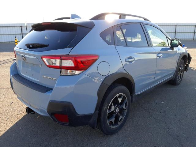 JF2GTABC3JH318587 - 2018 SUBARU CROSSTREK BLUE photo 4