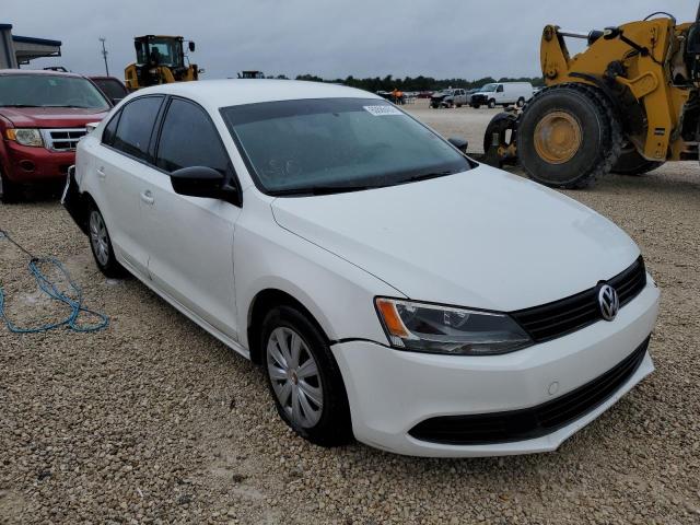3VW2K7AJ0DM304576 - 2013 VOLKSWAGEN JETTA BASE أبيض صورة 1