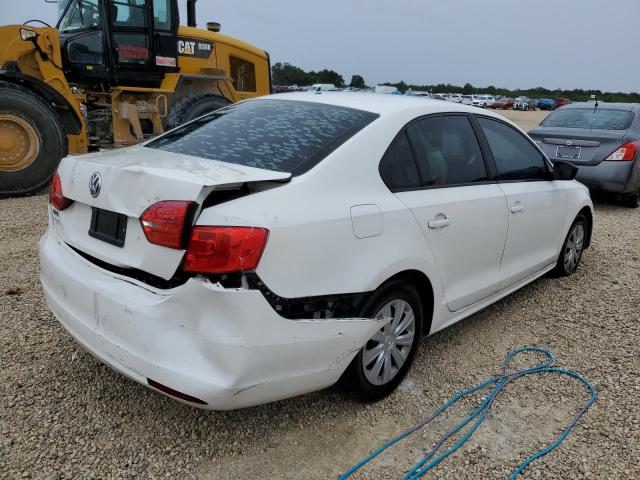 3VW2K7AJ0DM304576 - 2013 VOLKSWAGEN JETTA BASE أبيض صورة 4