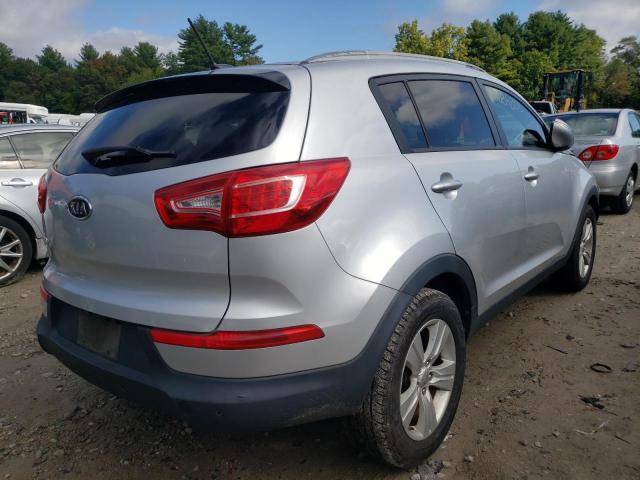 KNDPB3A23C7305188 - 2012 KIA SPORTAGE B GRAY photo 4