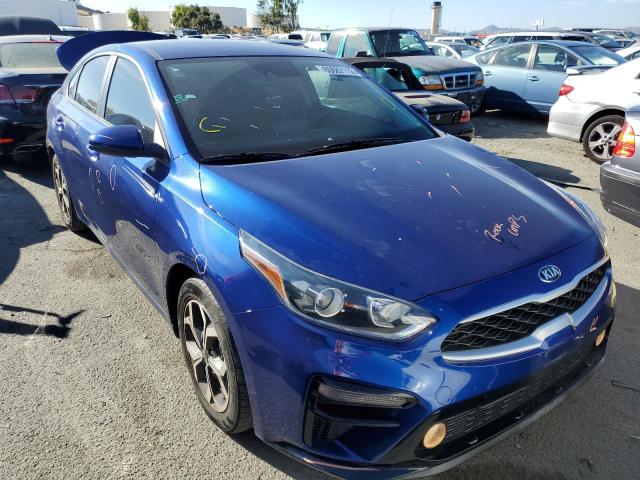 3KPF24AD2KE115447 - 2019 KIA FORTE FE BLUE photo 1