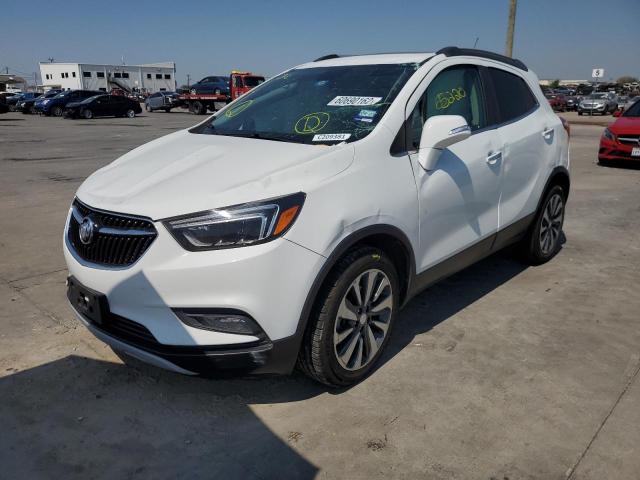 KL4CJCSM3KB773669 - 2019 BUICK ENCORE ESS WHITE photo 2