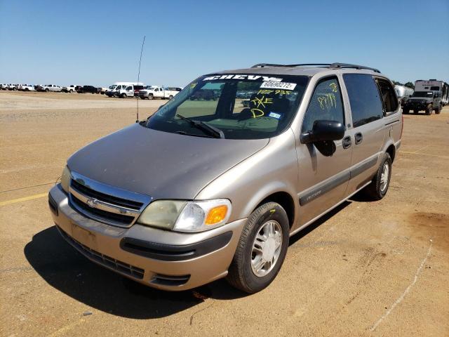 1GNDX03E73D127935 - 2003 CHEVROLET VENTURE TAN photo 2