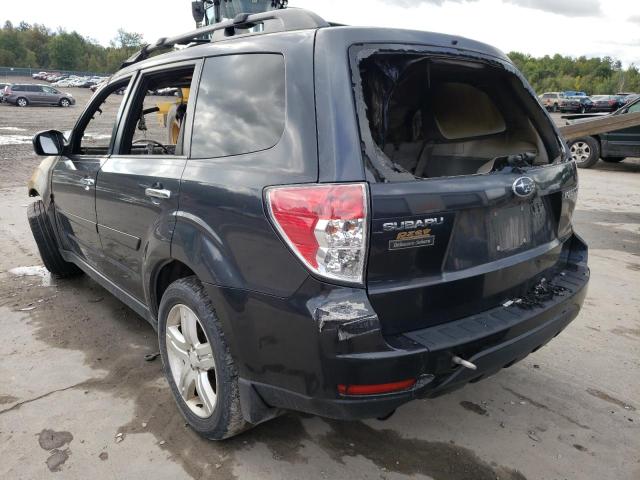 JF2SH64639H723747 - 2009 SUBARU FORESTER 2 BLACK photo 3