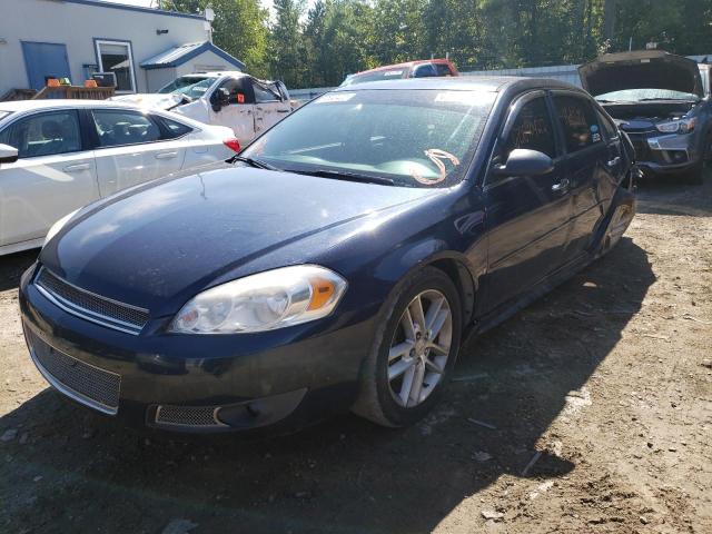 2G1WU57M791241584 - 2009 CHEVROLET IMPALA LTZ BLUE photo 2