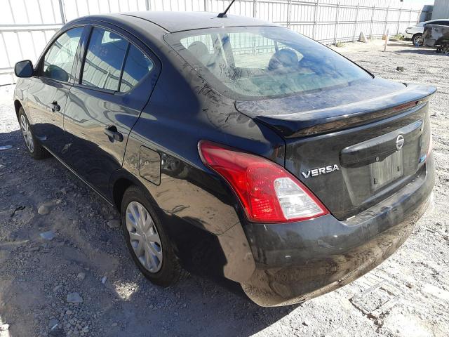 3N1CN7AP9DL875981 - 2013 NISSAN VERSA S BLACK photo 3