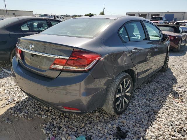 2HGFB2F93FH501220 - 2015 HONDA CIVIC EXL 灰色 照片 4