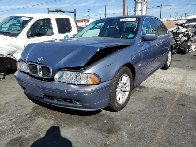 WBADT43443G023854 - 2003 BMW 525 I AUTO BLUE photo 2