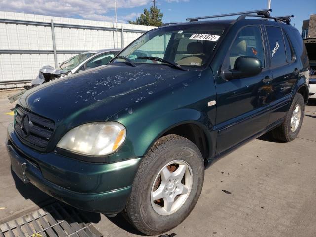 4JGAB54E9YA156556 - 2000 MERCEDES-BENZ ML 320 GREEN photo 2