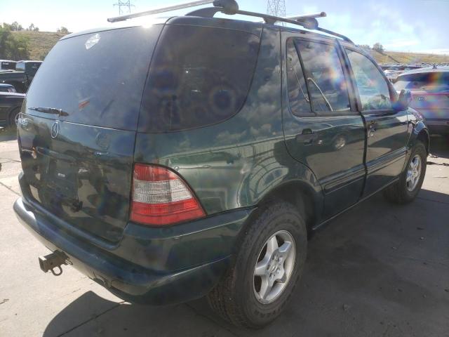 4JGAB54E9YA156556 - 2000 MERCEDES-BENZ ML 320 GREEN photo 4