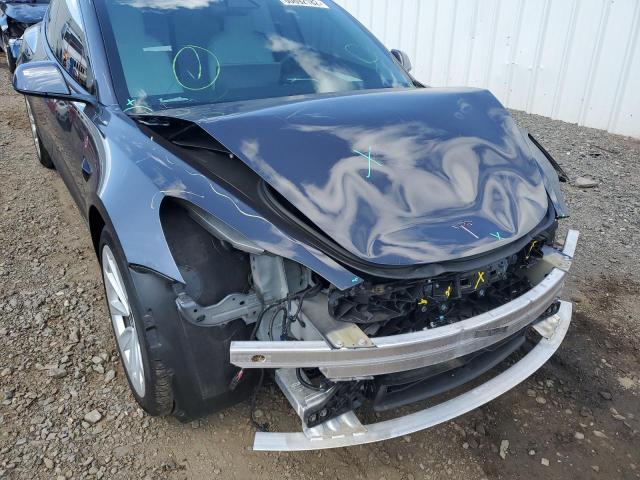 5YJ3E1EB4MF084653 - 2021 TESLA MODEL 3 GRAY photo 9