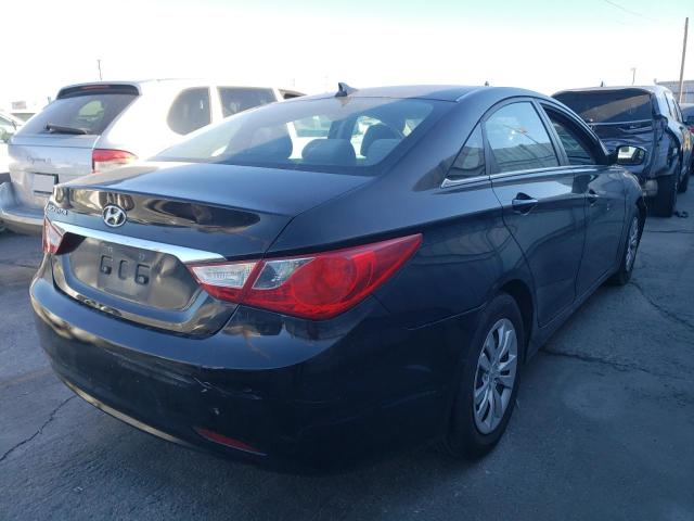 5NPEB4AC6CH327638 - 2012 HYUNDAI SONATA GLS BLACK photo 4