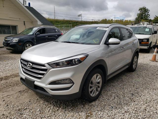 KM8J3CA48JU717394 - 2018 HYUNDAI TUCSON SEL SILVER photo 2