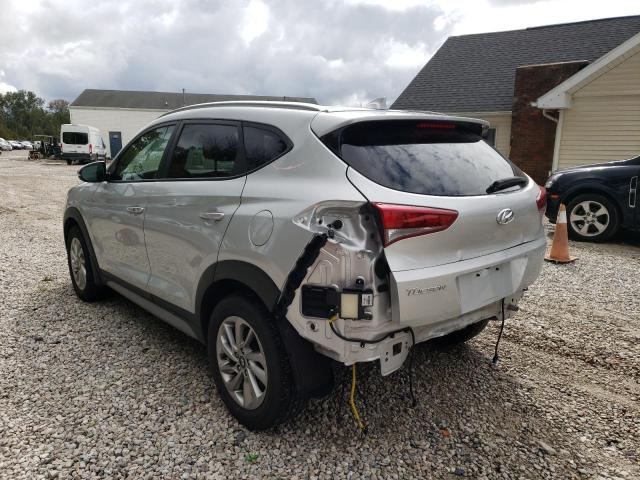 KM8J3CA48JU717394 - 2018 HYUNDAI TUCSON SEL SILVER photo 3